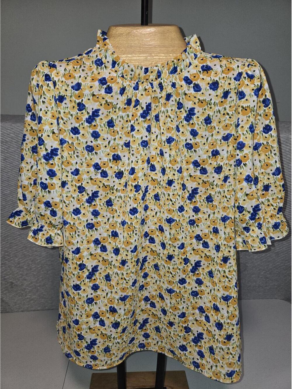 BTFBM Floral Print Blouse Medium